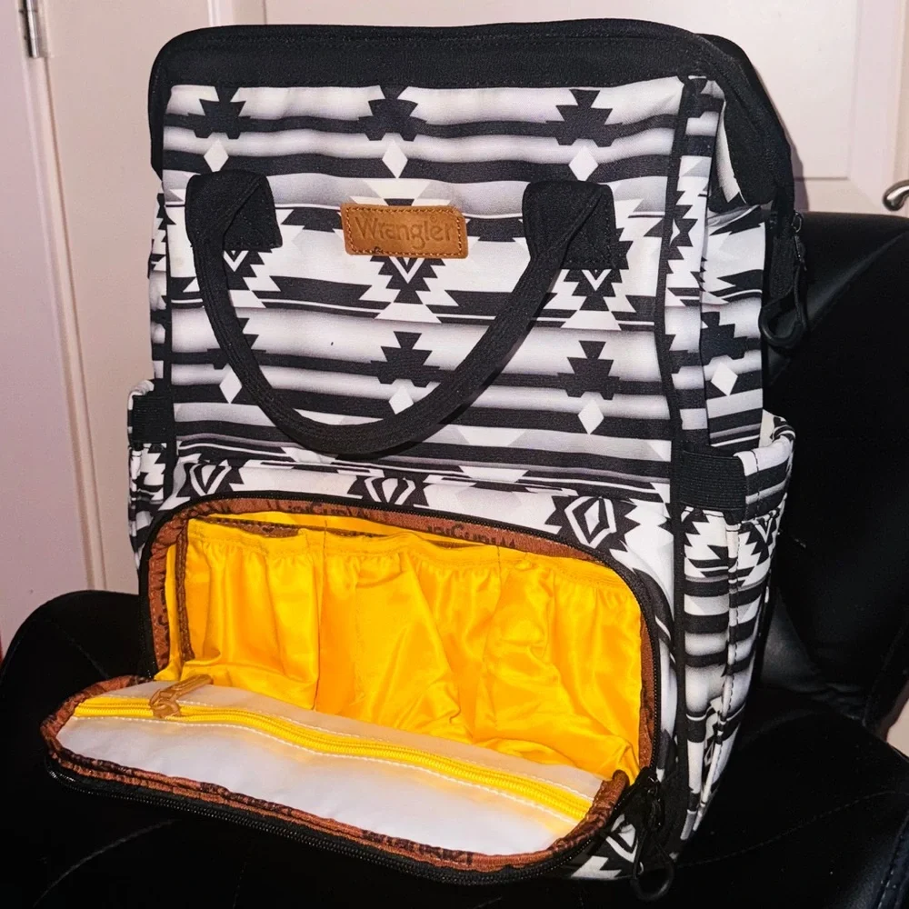 Wrangler Aztec Print Diaper Bag
